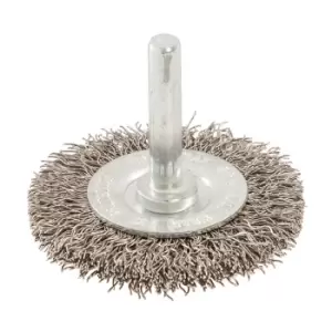 Image of Silverline Rotary Steel Wire Wheel Brush 50mm 571536