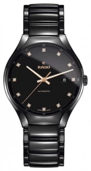 Image of RADO True Automatic Diamonds Plasma High-tech Ceramic Watch