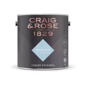 Image of Craig & Rose Chalky Emulsion Fresco Blue - 5L