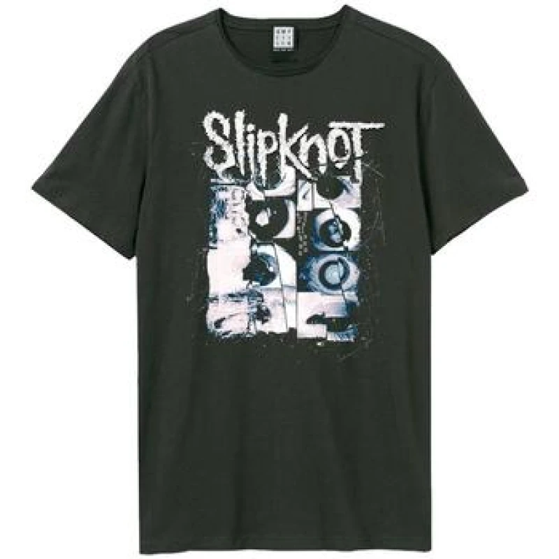 Image of Amplified Amplified Men Eyes Slipknot T-Shirt in Charcoal Size: X-Small Charcoal XS Male 5063300421642