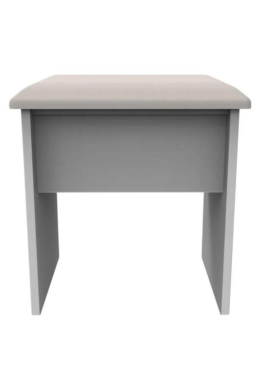 Image of Heddon Stool In White Matt (Ready Assembled)