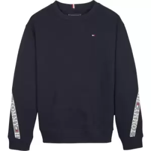 Image of Tommy Hilfiger Tape Sweatshirt - Blue