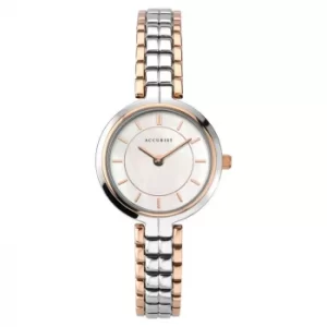 Image of Accurist Ladies Mother Of Pearl Two Tone Bracelet Watch