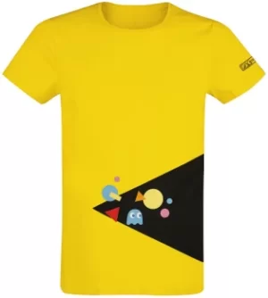 Image of Pac Man Pac Man Short Sleeve T-Shirt yellow