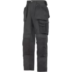 Image of Snickers Mens Cooltwill Workwear Trousers / Pants (35S) (Black) - Black
