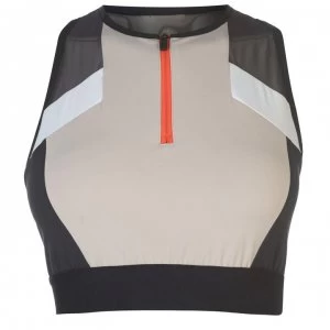 Image of Reebok Colour Block Crop Top Ladies - Parchment