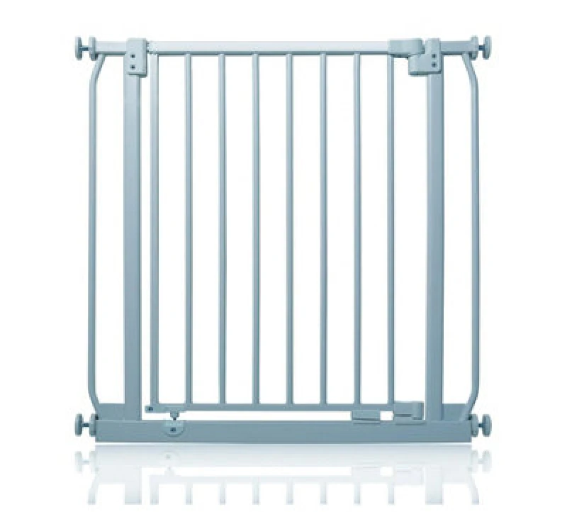 Image of Safetots Elite Pressure Safety Gate, 71Cm - 80Cm, Matt Grey, Pressure Fit Stair Gate