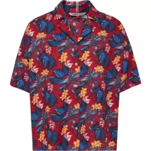 Image of Tommy Jeans Tjw Printed Oversized Ss Shirt - Multi
