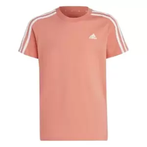 Image of adidas Stripe Essentials T-Shirt Junior - Orange
