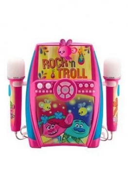 Image of Dreamworks Trolls Trolls Deluxe Sing Along Boombox With Dual Microphones