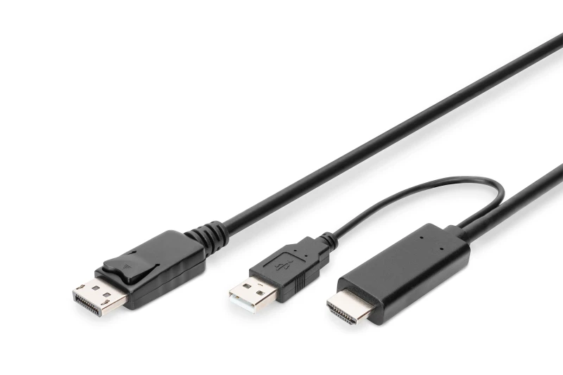 Image of Digitus 4K HDMI adapter cable - HDMI to DisplayPort