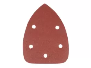 Image of Silverline 598542 Hook Loop Detail Sander Sheets 140mm 10pk 120 Grit