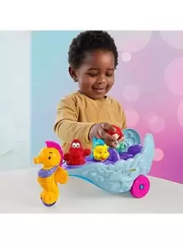 Image of Fisher-Price Disney Princess Ariel'S Light-Up Sea Carriage By Little People