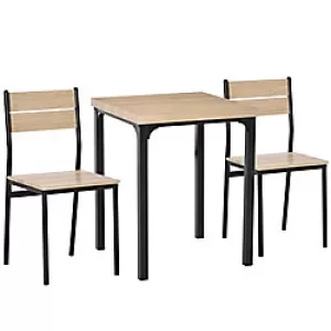 Image of HOMCOM Lounge Set 835-090 Wood Grain, Black,