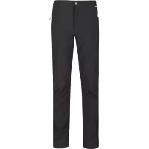 Image of Regatta Mens Geo Softshell Water Repellant Wind Resistant Trousers 33R - Waist 33' (84cm), Inside Leg 32'