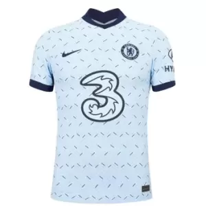 Image of Nike F.C. 20/21 Vapor Jersey Short Sleeve Shirt - Blue