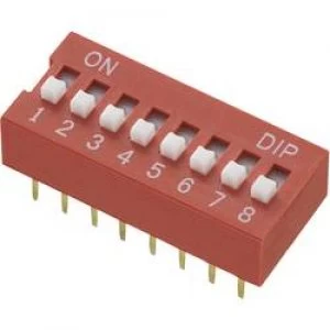Image of DIP switch Number of pins 9 Standard TRU COMPONENTS DS 09