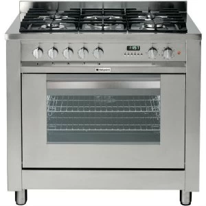 Image of Hotpoint Ultima EG900XS Dual Fuel Cooker