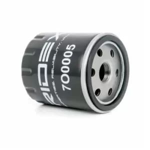 Image of RIDEX Oil filter OPEL,RENAULT,FIAT 7O0005 71753854,4932900000,5889211 Engine oil filter 60813675,71736158,71753854,9456000220,71736158,25184029,110938