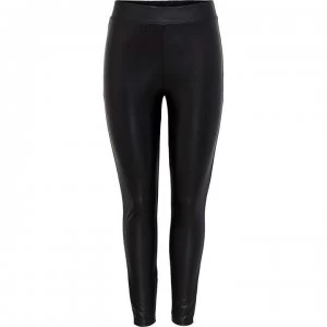 Image of Only PU Leggings Ladies - Black