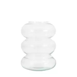 Image of Gallery Interiors Pelo Tall Vase in Clear / Small