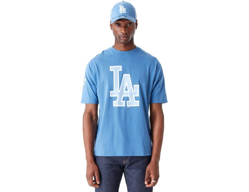 Image of New Era Los Angeles Dodgers World Series T-Shirt Blue L
