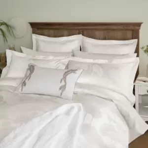 Image of Sanderson Lotus Leaf Double Duvet Cover, Ivory