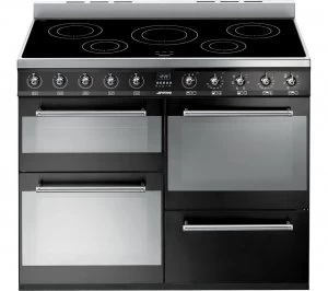 Image of SMEG Symphony SYD4110IBL 110cm Electric Induction Range Cooker