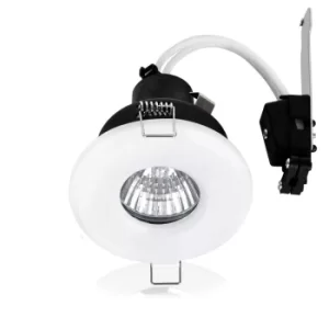 Image of 6 x MiniSun Non-Fire Rated IP65 Bathroom Downlights in White