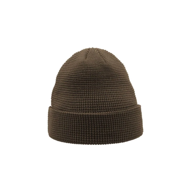 Image of Atlantis Atlantis Blog Waffle Beanie in Mid Grey Mid Grey One Size Unisex 5059958572058
