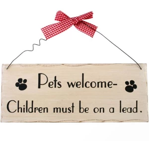 Image of Pets Welcome Hanging Sign