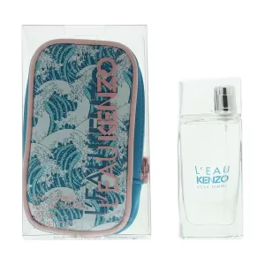 Image of Kenzo LEau Kenzo Pour Femme Neo Edition Gift Set 50ml Eau de Toilette + Pouch