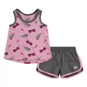 Image of Nike NSW Tank and Short Set - Grey