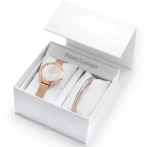 Image of Ladies Pierre Lannier Cristal Gift Set Watch
