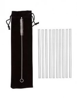 Image of Premier Housewares Mimo Stainless Steel Straws Set Of 10