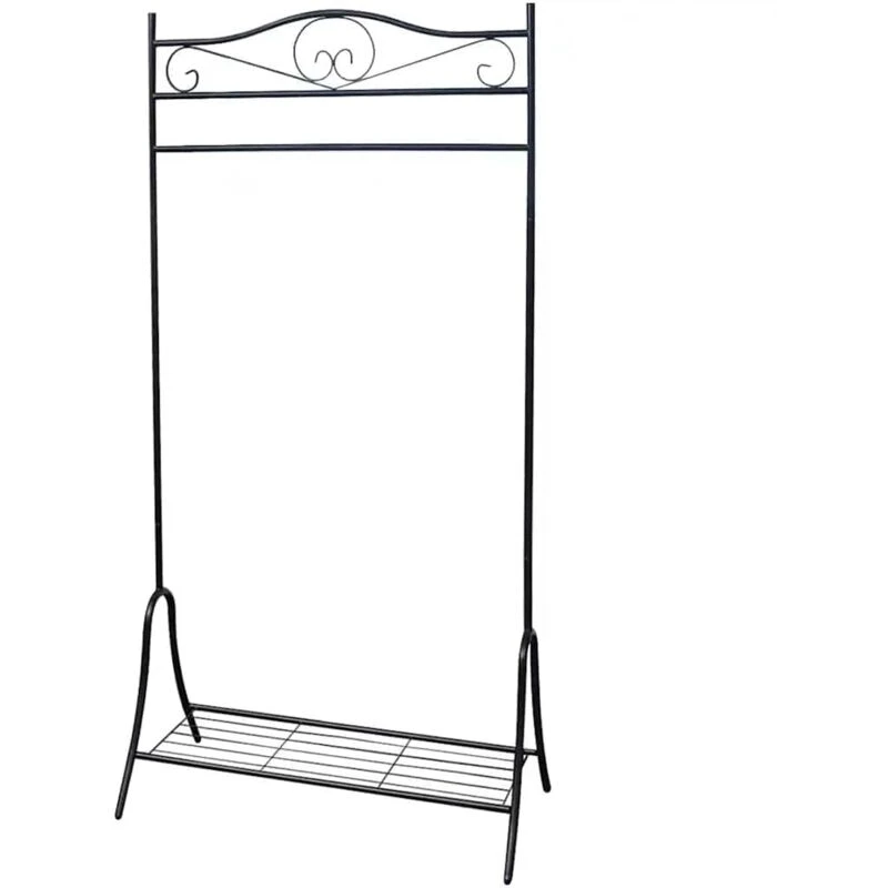 Image of VIDAXL Clothing Rack Black Steel vidaXL 8718475967361