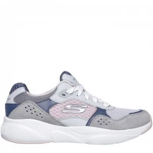 Image of Skechers Meridian Trainers Ladies - Grey/Pink
