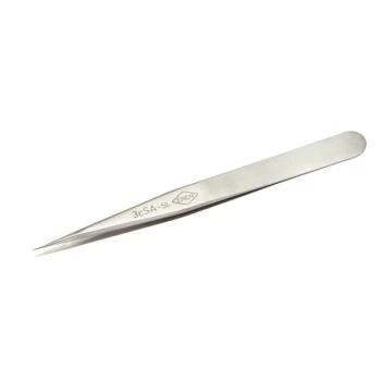 Image of Erem 3CSASL Precison Tweezer Pointed Tip Straight 110mm - Economy