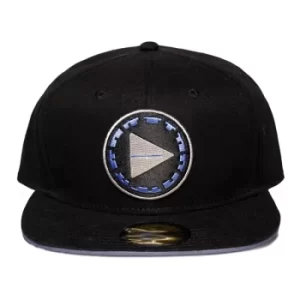 Image of HORIZON FORBIDDEN WEST Symbol Logo Snapback Baseball Cap, Black (SB830716HFW)