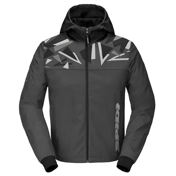 Image of Spidi Hoodie Evo Sport Anthracite Black Size L
