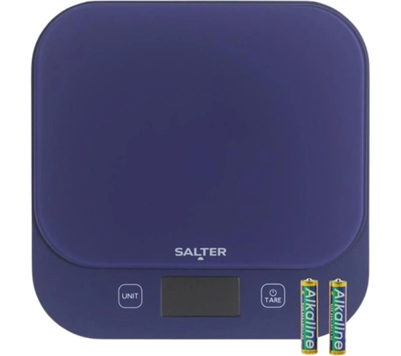 Image of SALTER British Bakes Digital Kitchen Scales - Purple, Purple 5054061616866