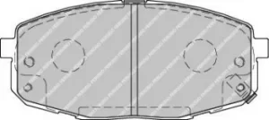 Image of Ferodo FDB1869 Brake Pad Set Front Axle Premier Car