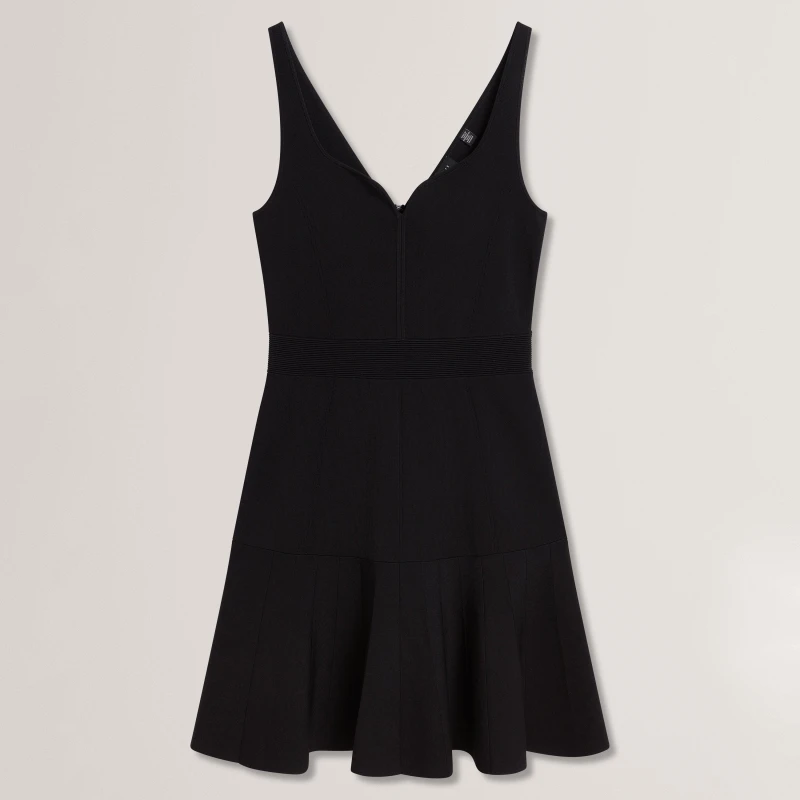 Image of Ted Baker Ted Knit Dress Ld63 Black female 6 (2X)