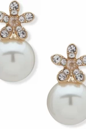 Image of Ladies Anne Klein Jewellery Ilkwang Cushion Green Earrings 60538409-D60