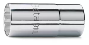 Image of Beta Tools 910BL 3/8" Square Drive Bi-Hex Long / Deep Socket 17mm 009100317