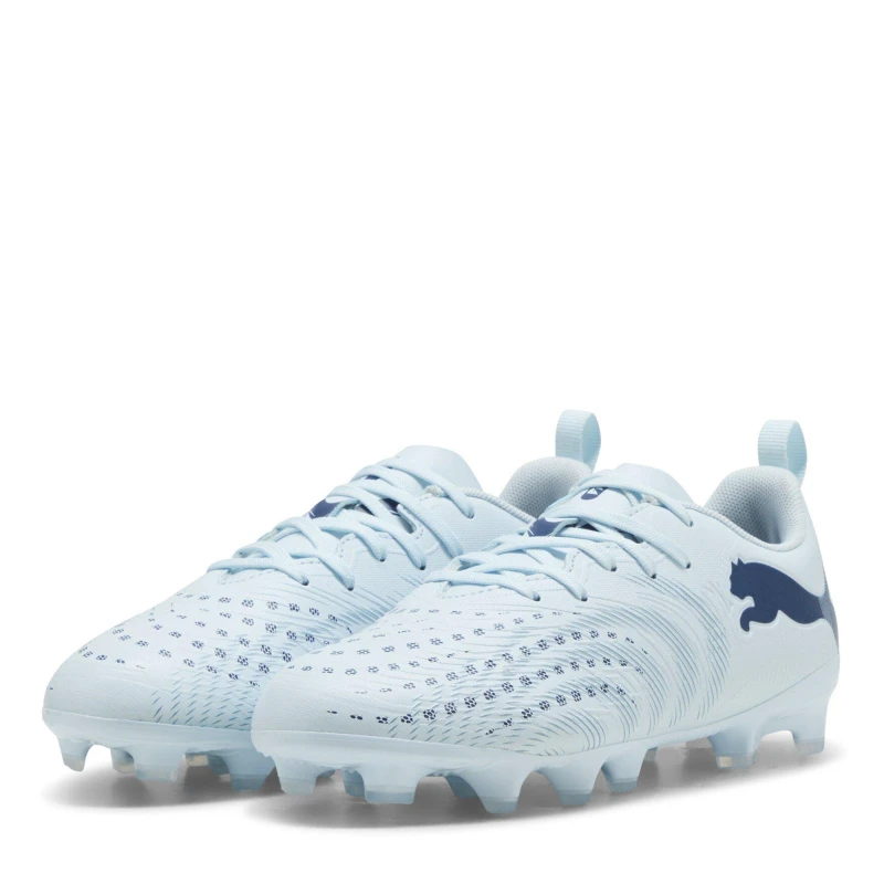 Image of Puma Childrens PUMA Future 9 Play Firm Ground Football Boots Icy Blue male C13 (32)
