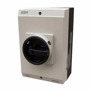 Image of ESR 25A 4 Pole 1000V DC Large IP65 Industrial Rotary Isolator