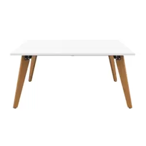 Image of Plateau Office Square Meeting Table - 1400mmX1400mmX740mm - White