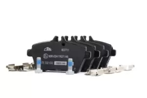 Image of ATE Brake pad set 13.0460-2711.2 Brake pads,Brake pad set, disc brake MERCEDES-BENZ,A-Klasse (W169),B-Klasse (W245)