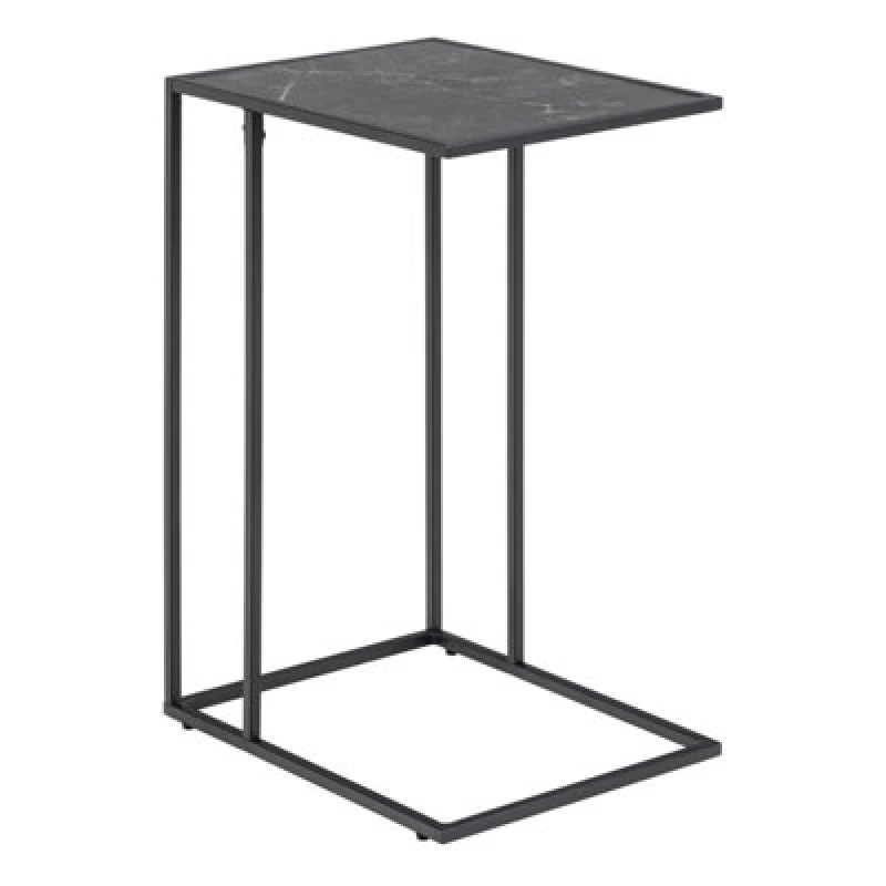Image of Furniture To Go Infinity Side Table in Matt Black Black
